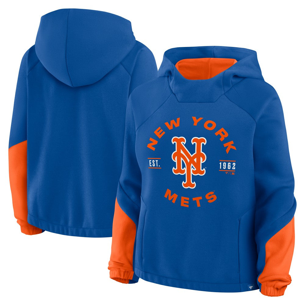 New York Mets Fanatics Women's Oversized Time to Win Pullover Hoodie - MLB