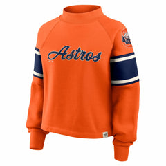 Houston Astros Fanatics Women's Oversized Toss Sweep Raglan Pullover Sweatshirt - MLB
