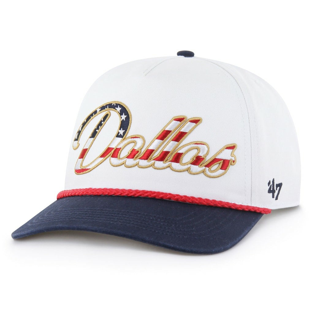 Dallas Cowboys '47 Patriotic Overhand Hitch Adjustable Hat White | 47 brand