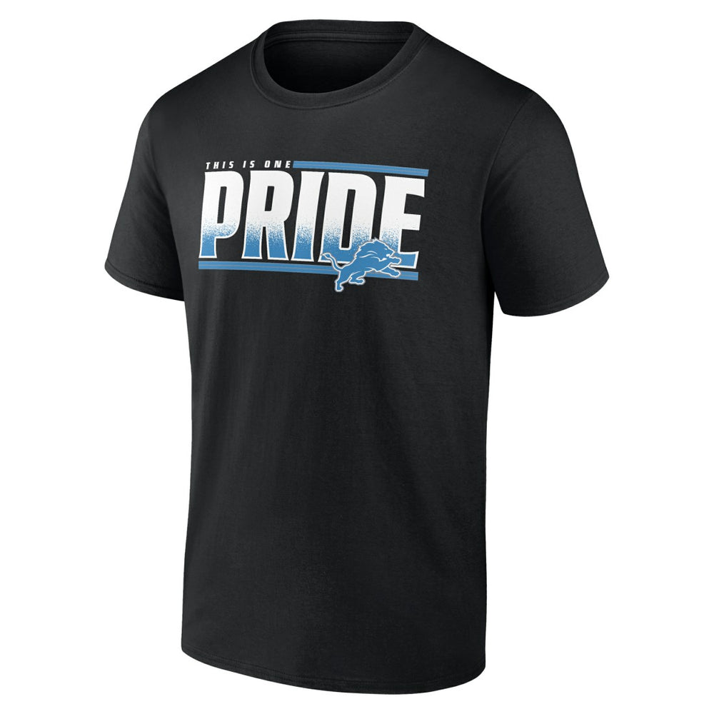 Detroit Lions One Pride T-Shirt Black | NFL