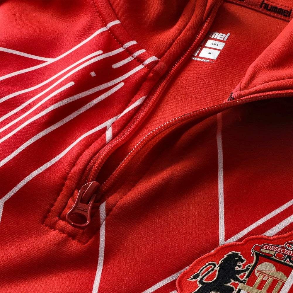 Sunderland Hummel Home Pre-Match Half Zip Red - FIFA World CUP