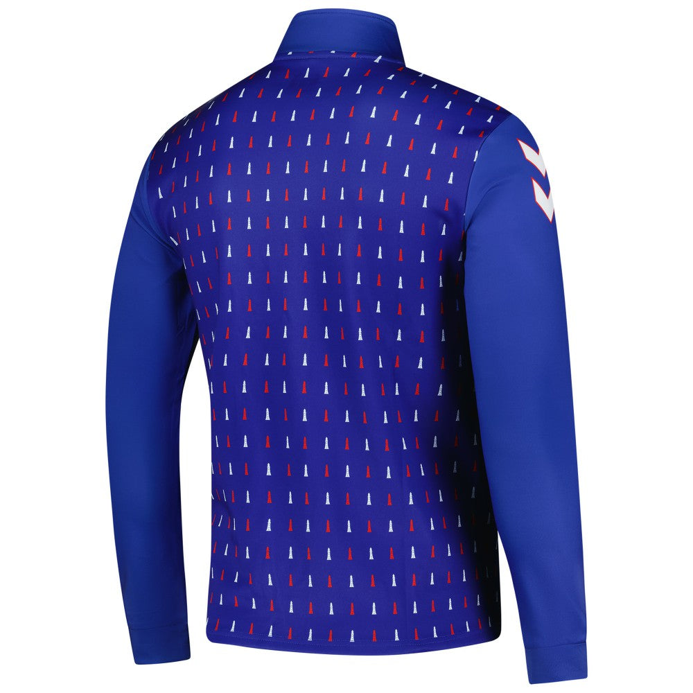 Sunderland Hummel Away Pre-Match Half Zip Blue - FIFA World CUP