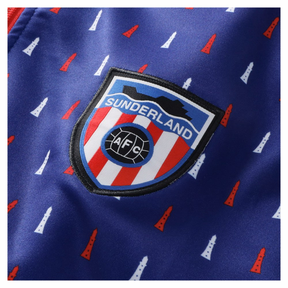 Sunderland Hummel Away Pre-Match Half Zip Blue - FIFA World CUP