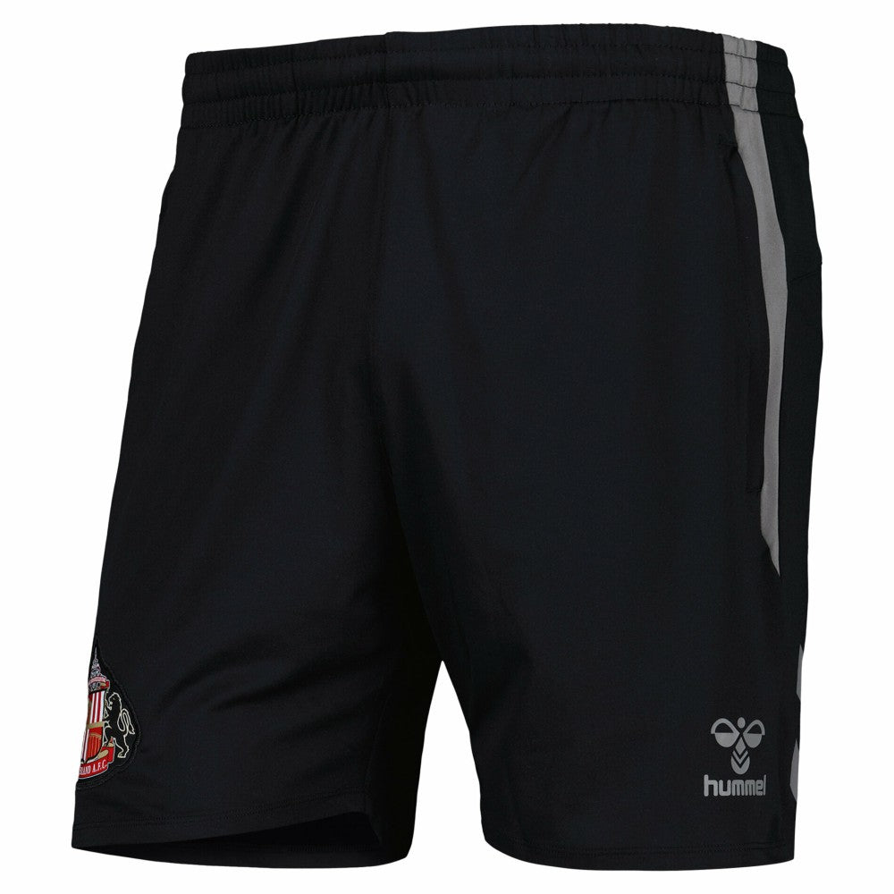 Sunderland Hummel Training Woven Shorts Black - FIFA World CUP