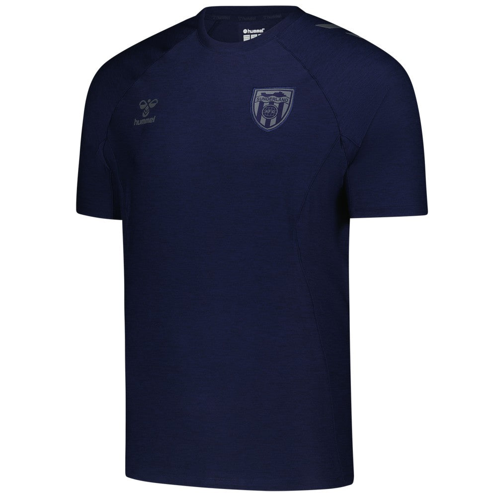 Sunderland Hummel Travel T-Shirt Navy - FIFA World CUP