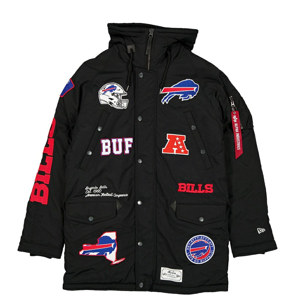 Buffalo Bills New Era x Alpha Industries N-3B Altitude Full-Zip Parka Black | NFL