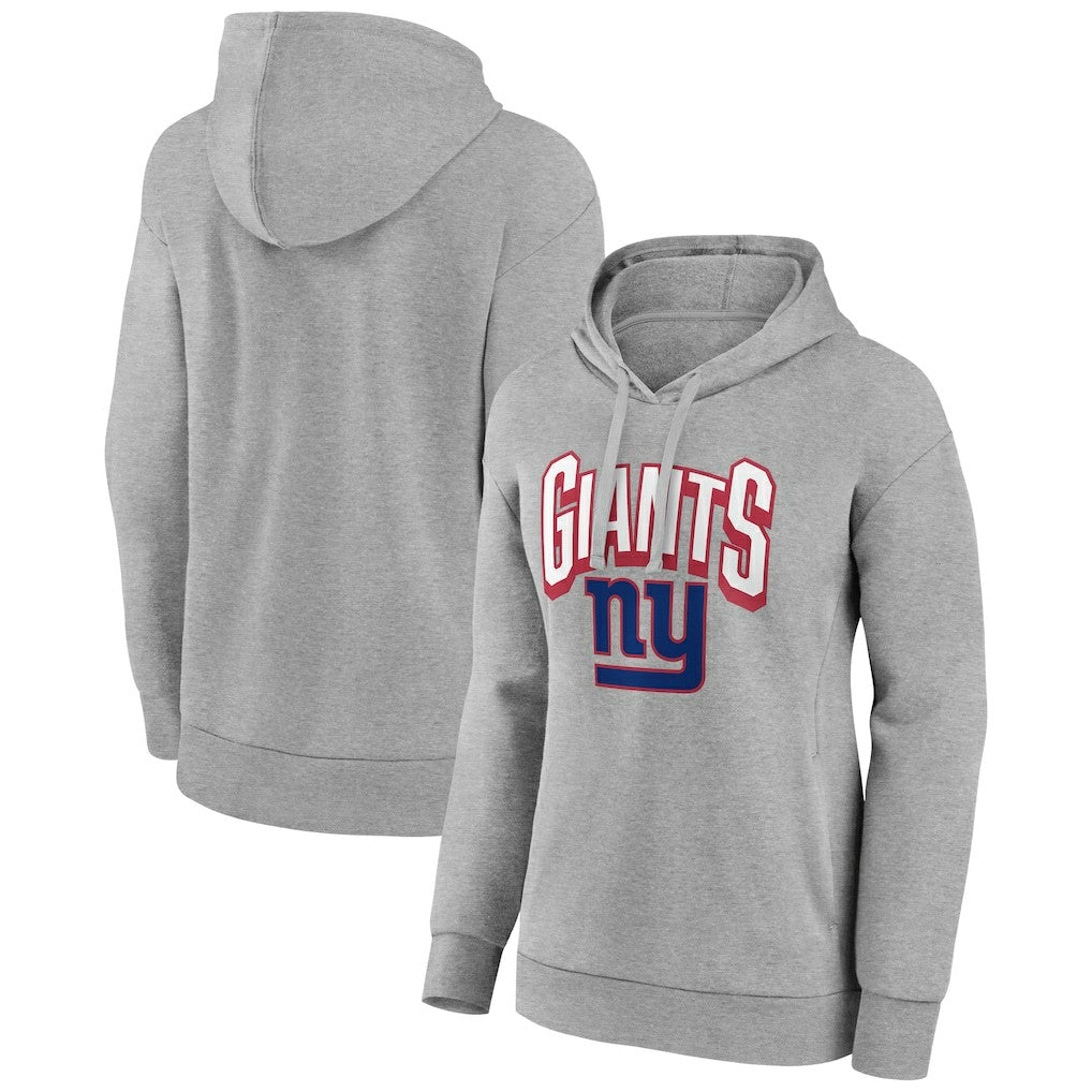 New York Giants Women's Coverage Pullover Hoodie Gray | NFL
