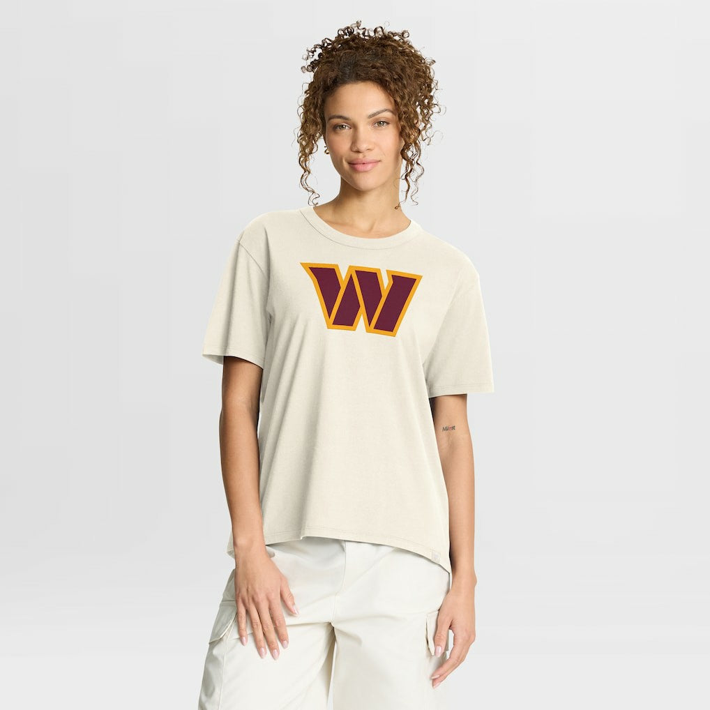 Washington Commanders Women's Dove Legacy T-Shirt Cream | Fanatics