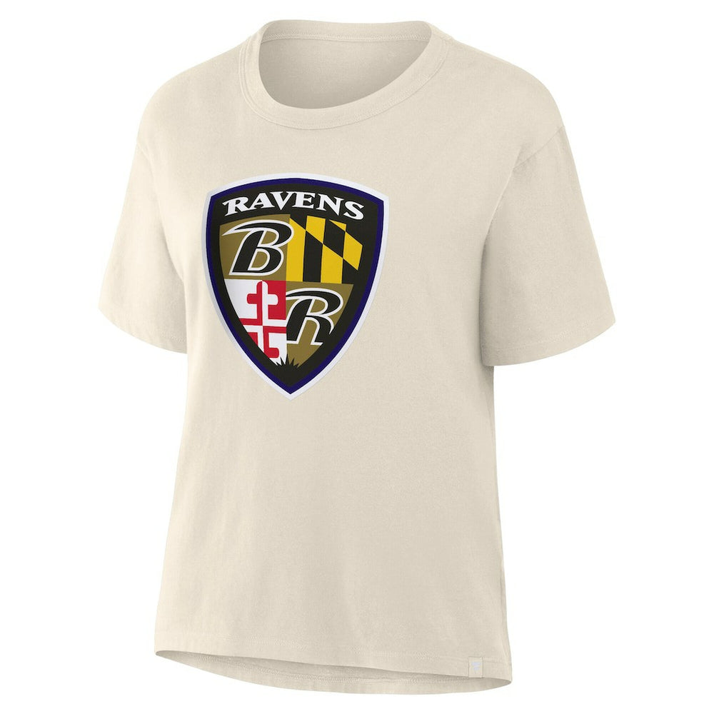 Baltimore Ravens Women's Dove Legacy T-Shirt Cream | Fanatics