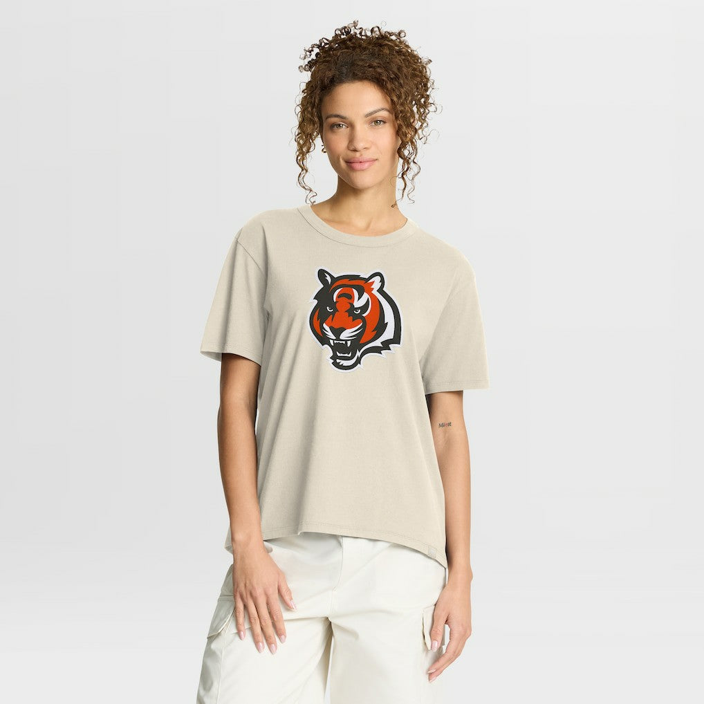 Cincinnati Bengals Women's Dove Legacy T-Shirt Cream | Fanatics