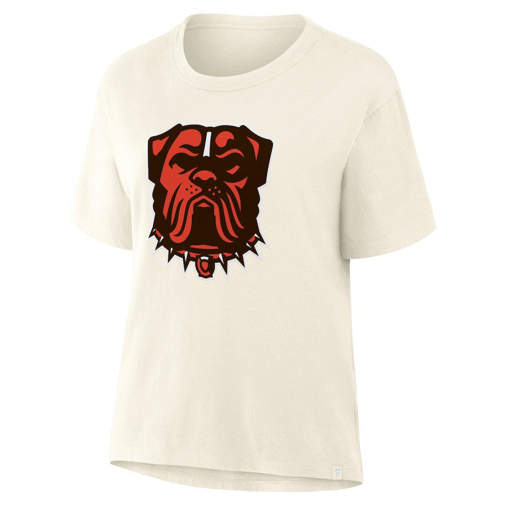 Cleveland Browns Women's Dove Legacy T-Shirt Cream | Fanatics