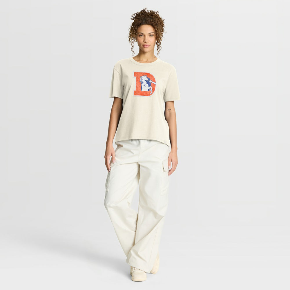 Denver Broncos Women's Dove Legacy T-Shirt Cream | Fanatics