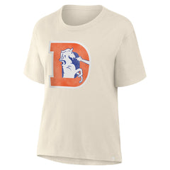 Denver Broncos Women's Dove Legacy T-Shirt Cream | Fanatics