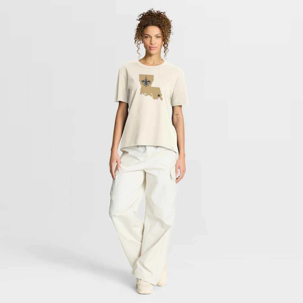 New Orleans Saints Women's Dove Legacy T-Shirt Cream | Fanatics
