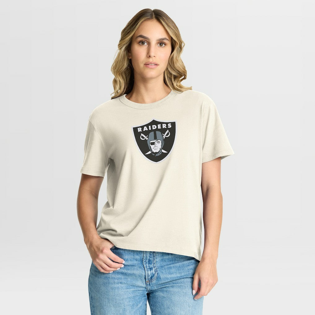 Las Vegas Raiders Women's Dove Legacy T-Shirt Cream | Fanatics