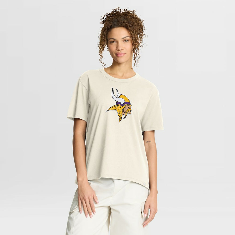 Minnesota Vikings Women's Dove Legacy T-Shirt Cream | Fanatics