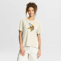Minnesota Vikings Women's Dove Legacy T-Shirt Cream | Fanatics