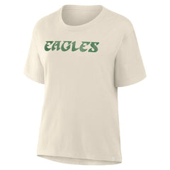 Philadelphia Eagles Women's Dove Legacy T-Shirt Cream | Fanatics