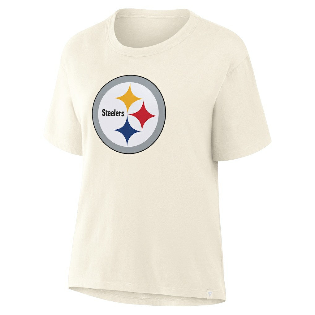 Pittsburgh Steelers Women's Dove Legacy T-Shirt Cream | Fanatics