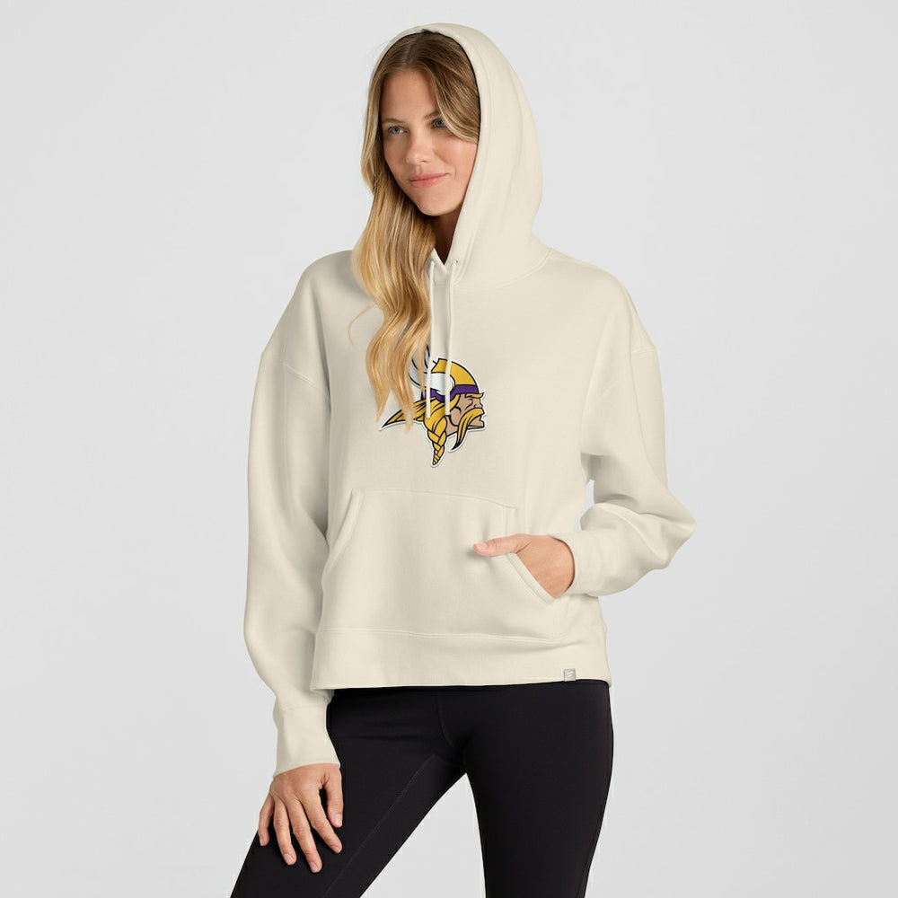 Minnesota Vikings Women's Dove Legacy Pullover Hoodie Cream | Fanatics