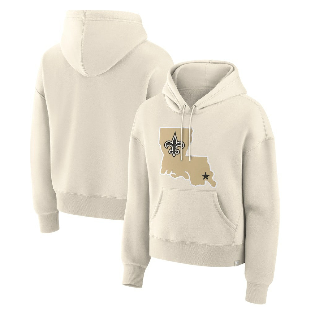 New Orleans Saints Women's Dove Legacy Pullover Hoodie Cream | Fanatics