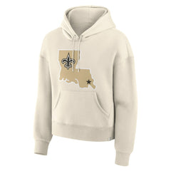 New Orleans Saints Women's Dove Legacy Pullover Hoodie Cream | Fanatics