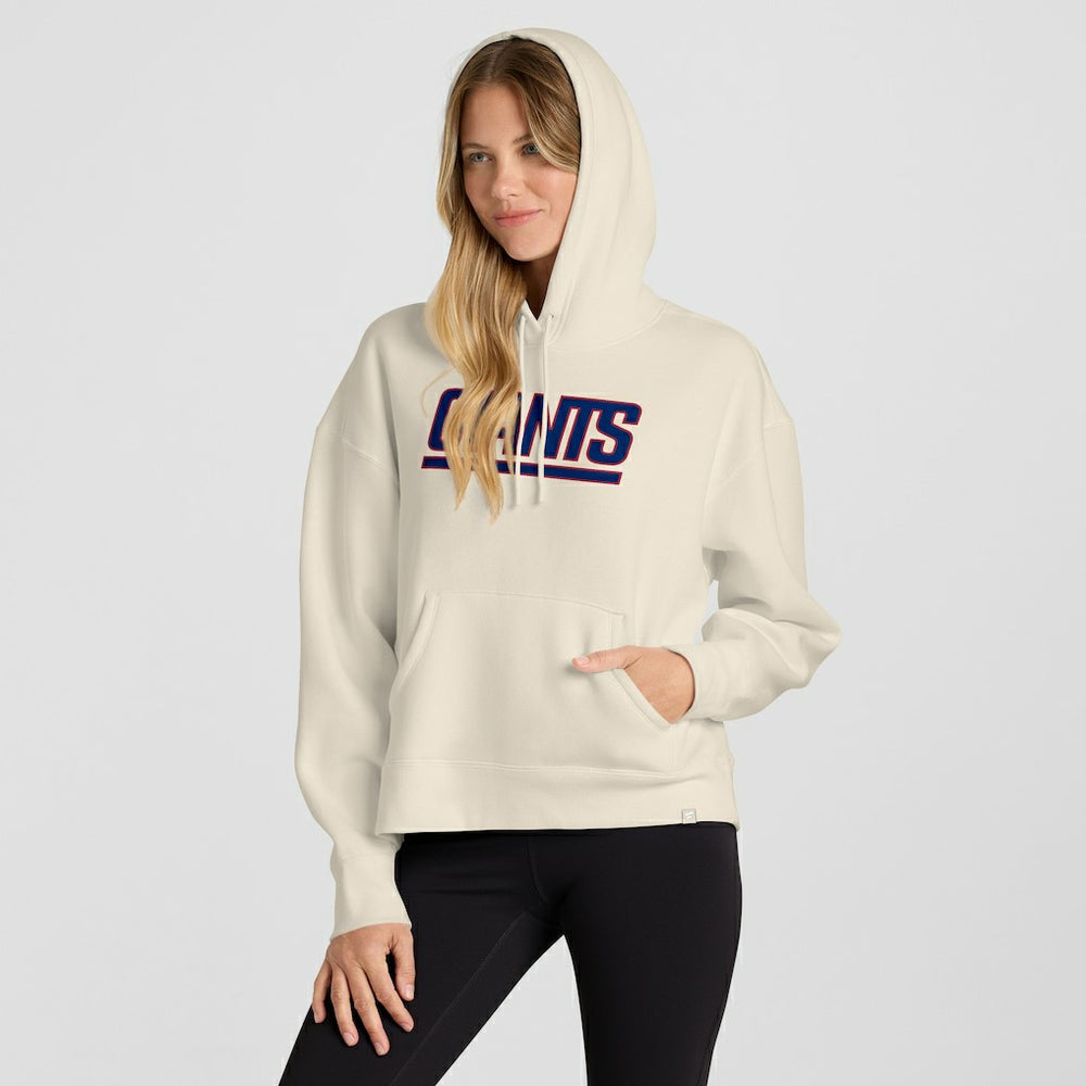 New York Giants Women's Dove Legacy Pullover Hoodie Cream | Fanatics