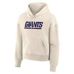 New York Giants Women's Dove Legacy Pullover Hoodie Cream | Fanatics