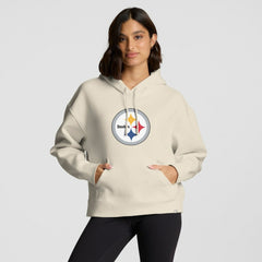 Pittsburgh Steelers Women's Dove Legacy Pullover Hoodie Cream | Fanatics