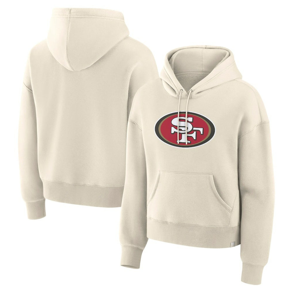San Francisco 49ers Women's Dove Legacy Pullover Hoodie Cream | Fanatics