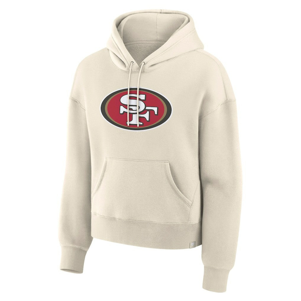 San Francisco 49ers Women's Dove Legacy Pullover Hoodie Cream | Fanatics
