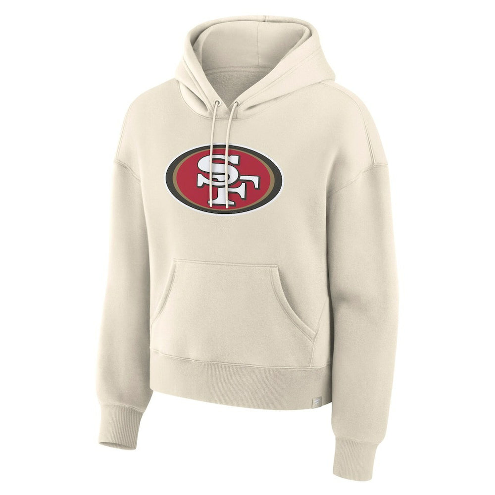 San Francisco 49ers Women's Dove Legacy Pullover Hoodie Cream | Fanatics