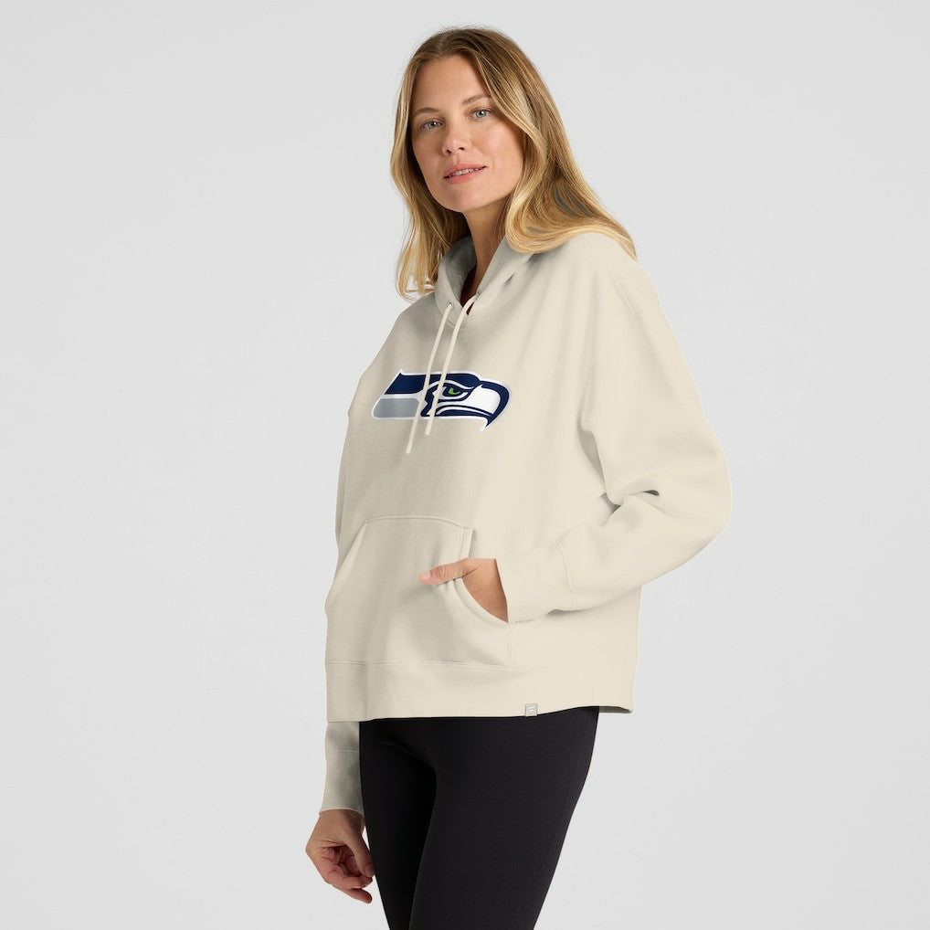 Seattle Seahawks Women's Dove Legacy Pullover Hoodie Cream | Fanatics