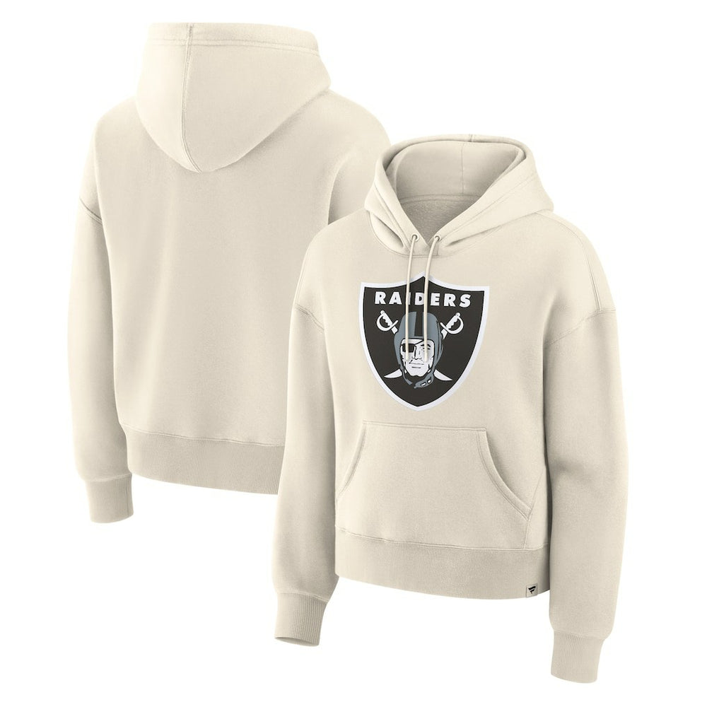 Las Vegas Raiders Women's Dove Legacy Pullover Hoodie Cream | Fanatics
