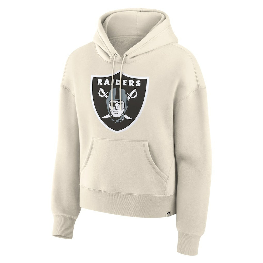Las Vegas Raiders Women's Dove Legacy Pullover Hoodie Cream | Fanatics