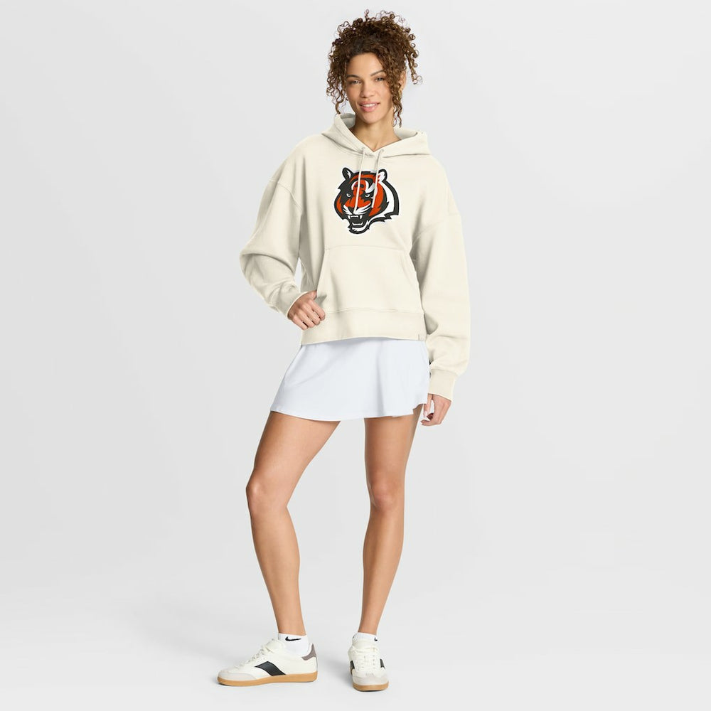 Cincinnati Bengals Women's Dove Legacy Pullover Hoodie Cream | Fanatics