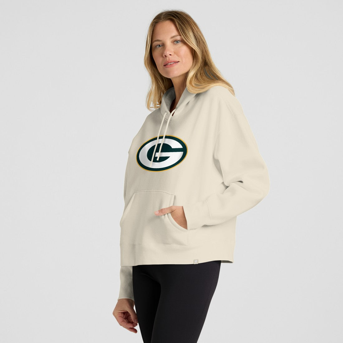 Green Bay Packers Women's Dove Legacy Pullover Hoodie Cream | Fanatics