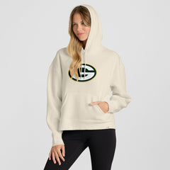 Green Bay Packers Women's Dove Legacy Pullover Hoodie Cream | Fanatics