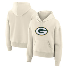 Green Bay Packers Women's Dove Legacy Pullover Hoodie Cream | Fanatics
