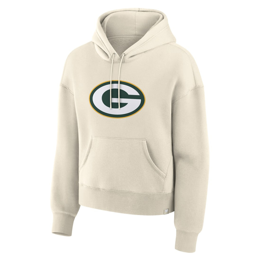 Green Bay Packers Women's Dove Legacy Pullover Hoodie Cream | Fanatics