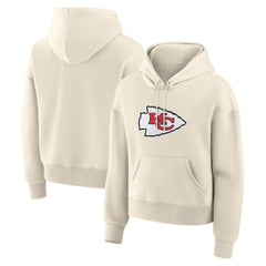Kansas City Chiefs Women's Dove Legacy Pullover Hoodie Cream | Fanatics