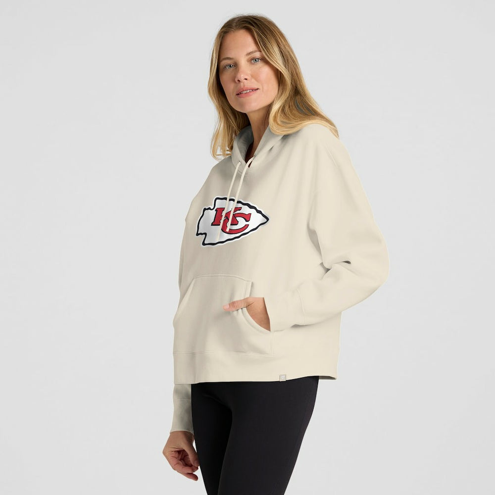 Kansas City Chiefs Women's Dove Legacy Pullover Hoodie Cream | Fanatics