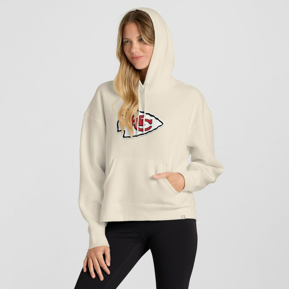 Kansas City Chiefs Women's Dove Legacy Pullover Hoodie Cream | Fanatics