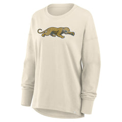 Jacksonville Jaguars Women's Dove Legacy Long Sleeve T-Shirt Cream | Fanatics