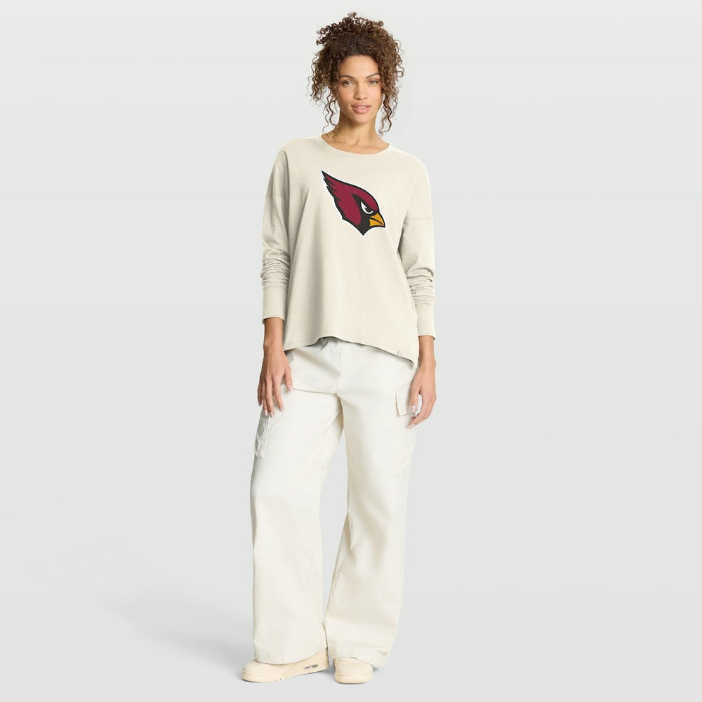 Arizona Cardinals Women's Dove Legacy Long Sleeve T-Shirt Cream | Fanatics