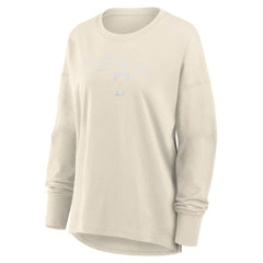 Carolina Panthers Women's Dove Legacy Long Sleeve T-Shirt Cream | Fanatics