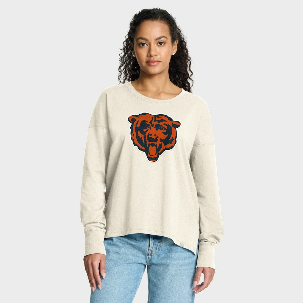Chicago Bears Women's Dove Legacy Long Sleeve T-Shirt Cream | Fanatics