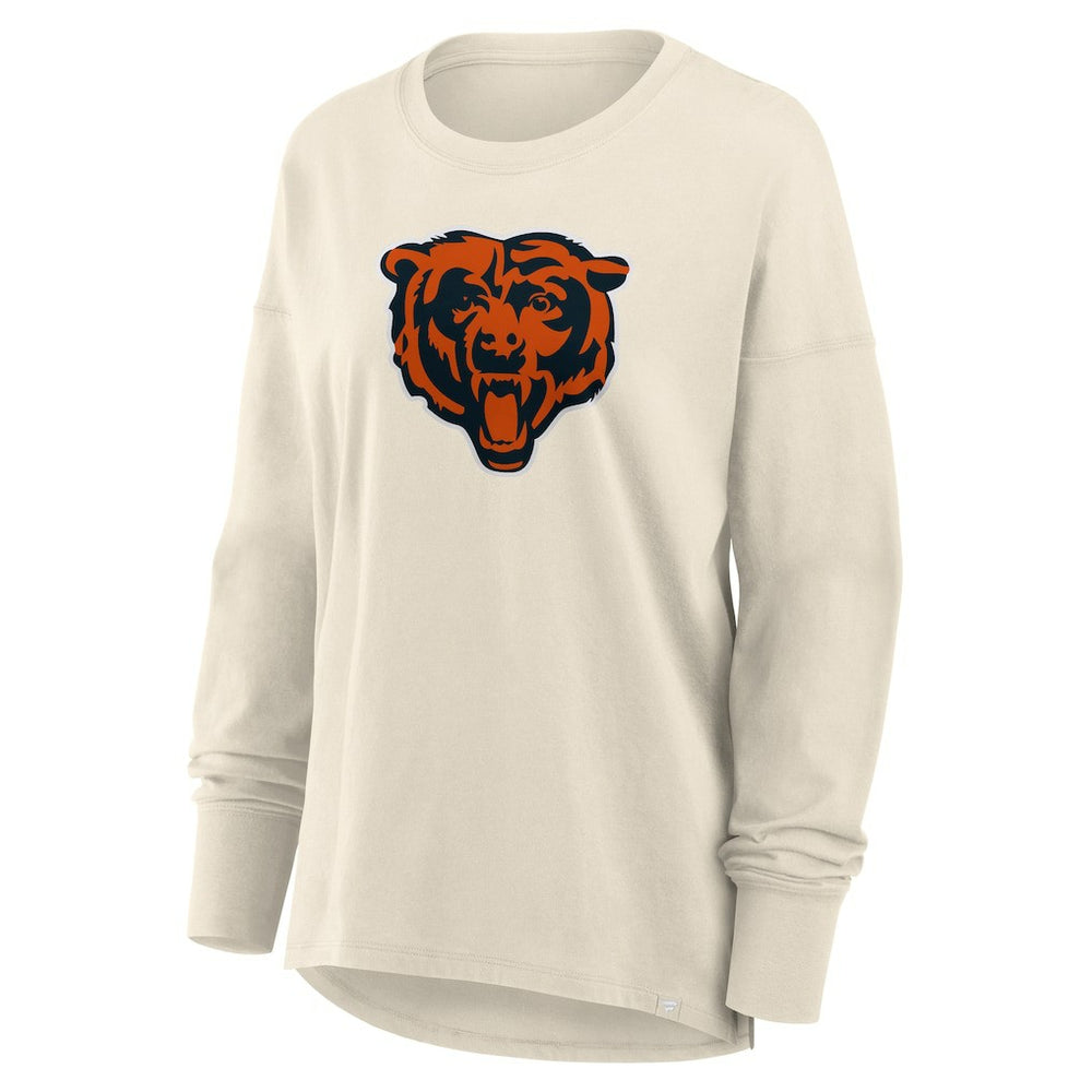 Chicago Bears Women's Dove Legacy Long Sleeve T-Shirt Cream | Fanatics