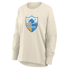 Los Angeles Chargers Women's Dove Legacy Long Sleeve T-Shirt Cream | Fanatics