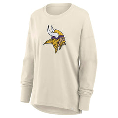 Minnesota Vikings Women's Dove Legacy Long Sleeve T-Shirt Cream | Fanatics